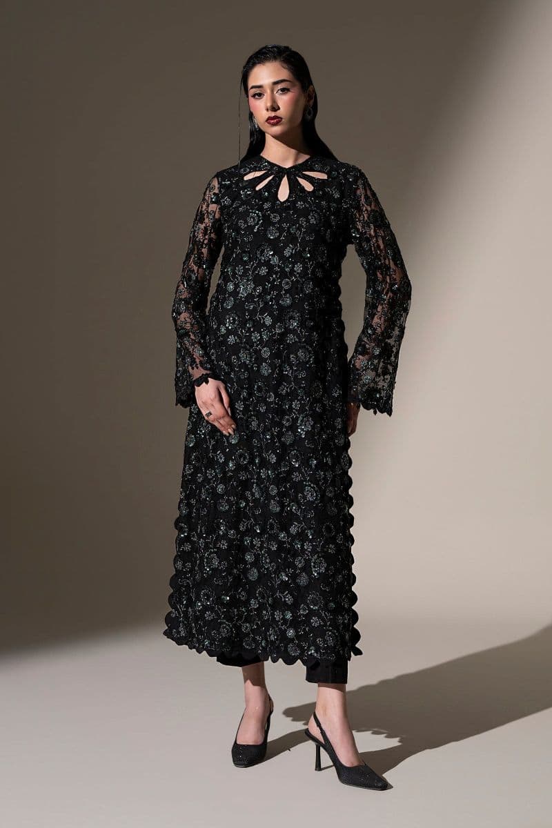 Embroidered Net Fabric (3Pcs) thumbnail