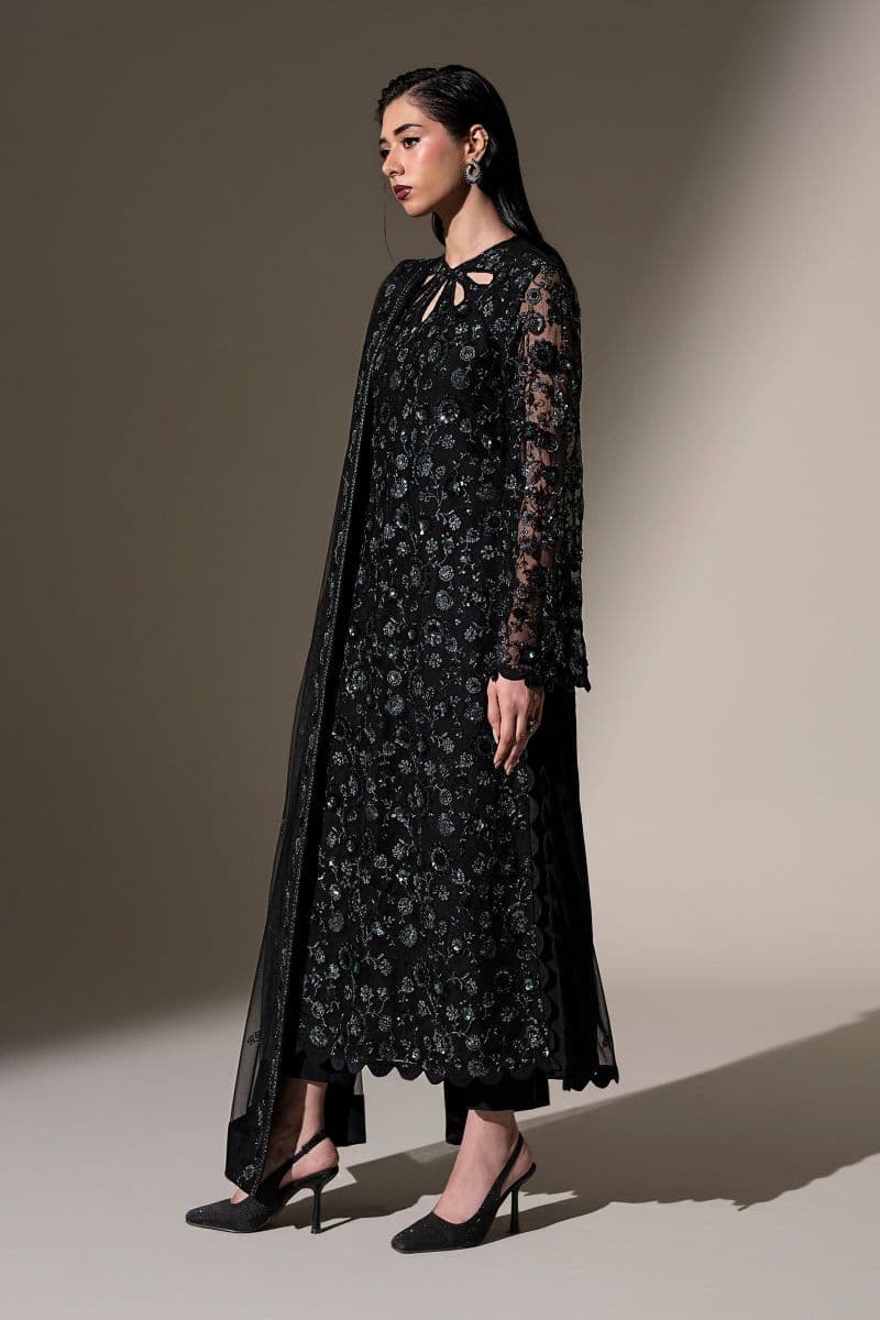 Embroidered Net Fabric (3Pcs) thumbnail