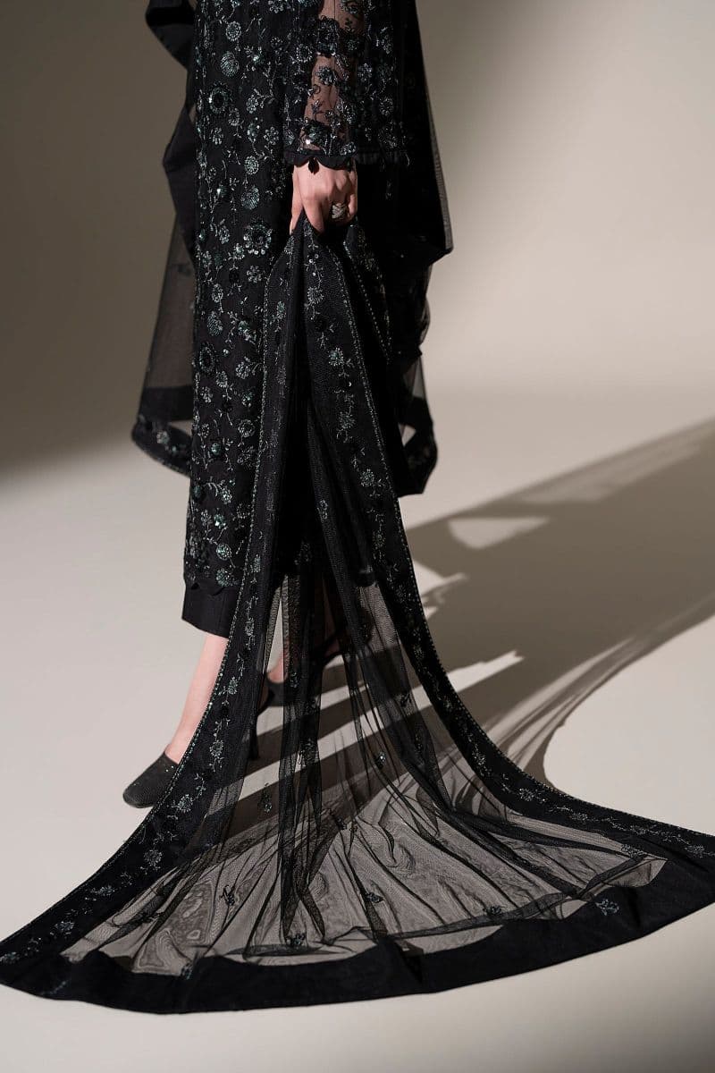 Embroidered Net Fabric (3Pcs) thumbnail