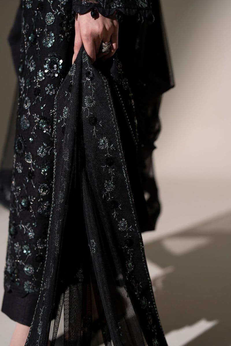 Embroidered Net Fabric (3Pcs) thumbnail