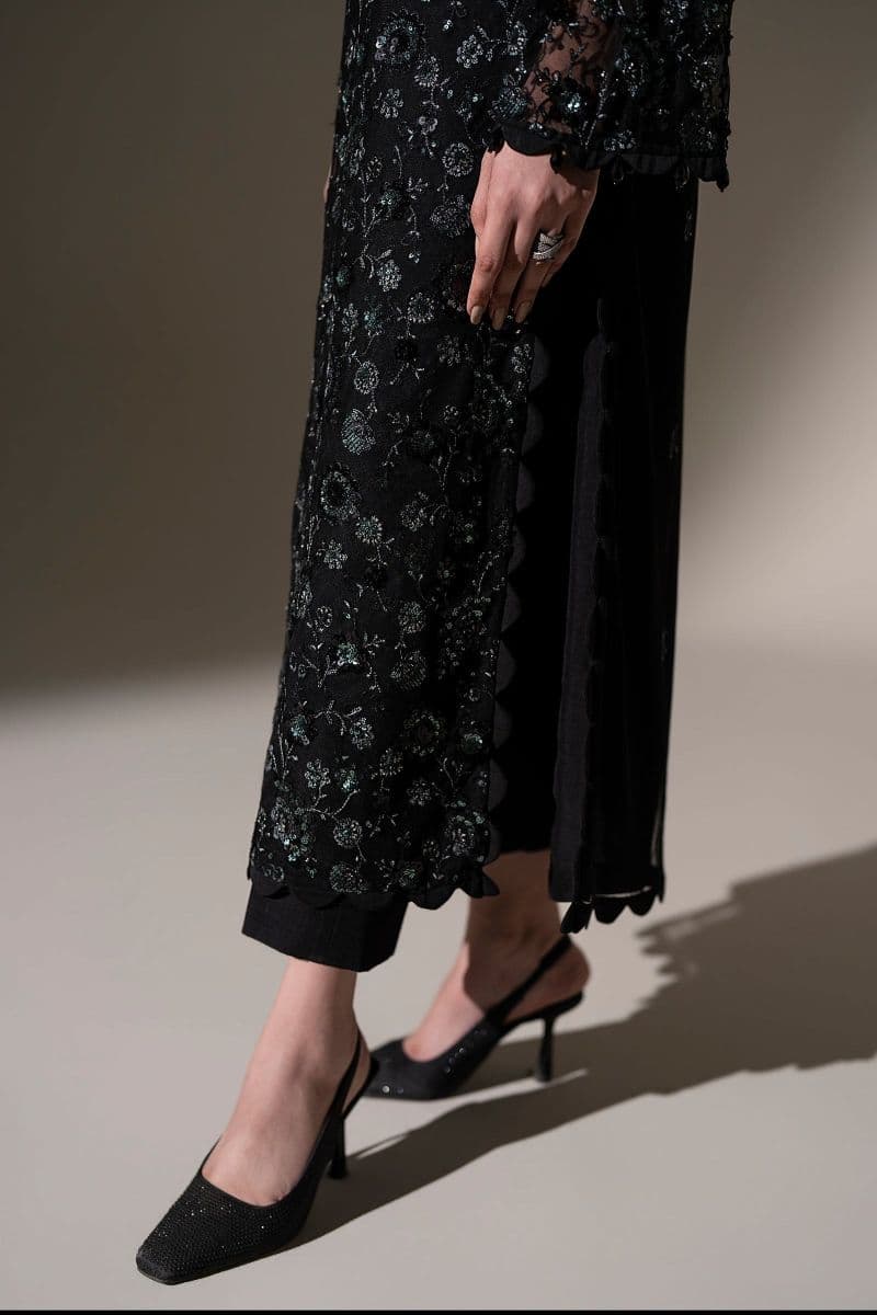 Embroidered Net Fabric (3Pcs) thumbnail