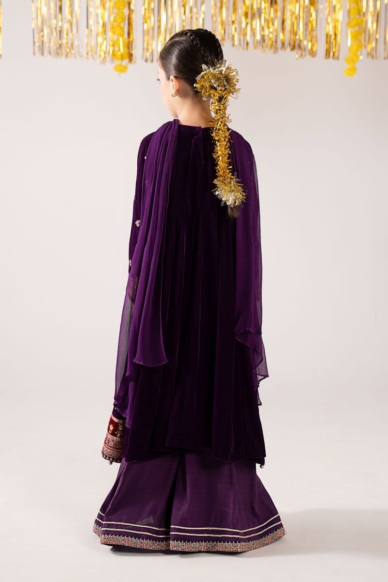 3 Piece Embroidered Velvet Suit thumbnail