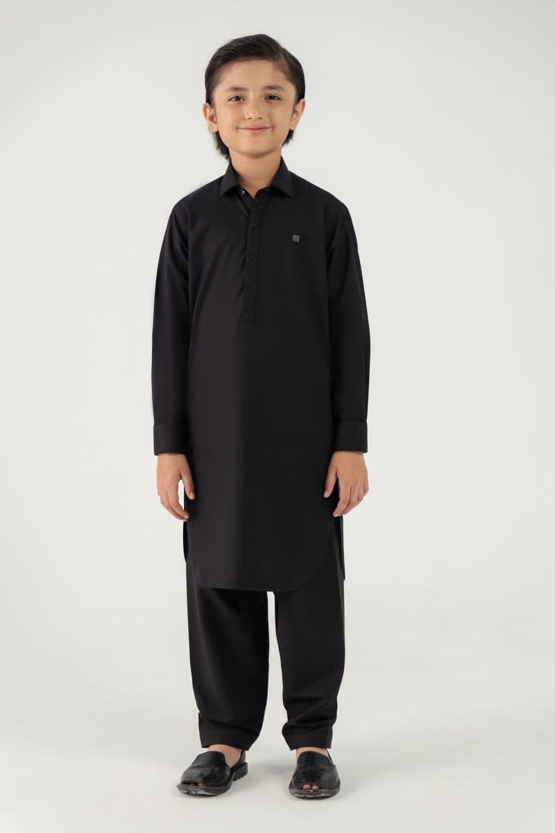 2 Piece Embroidered Blended Suit thumbnail