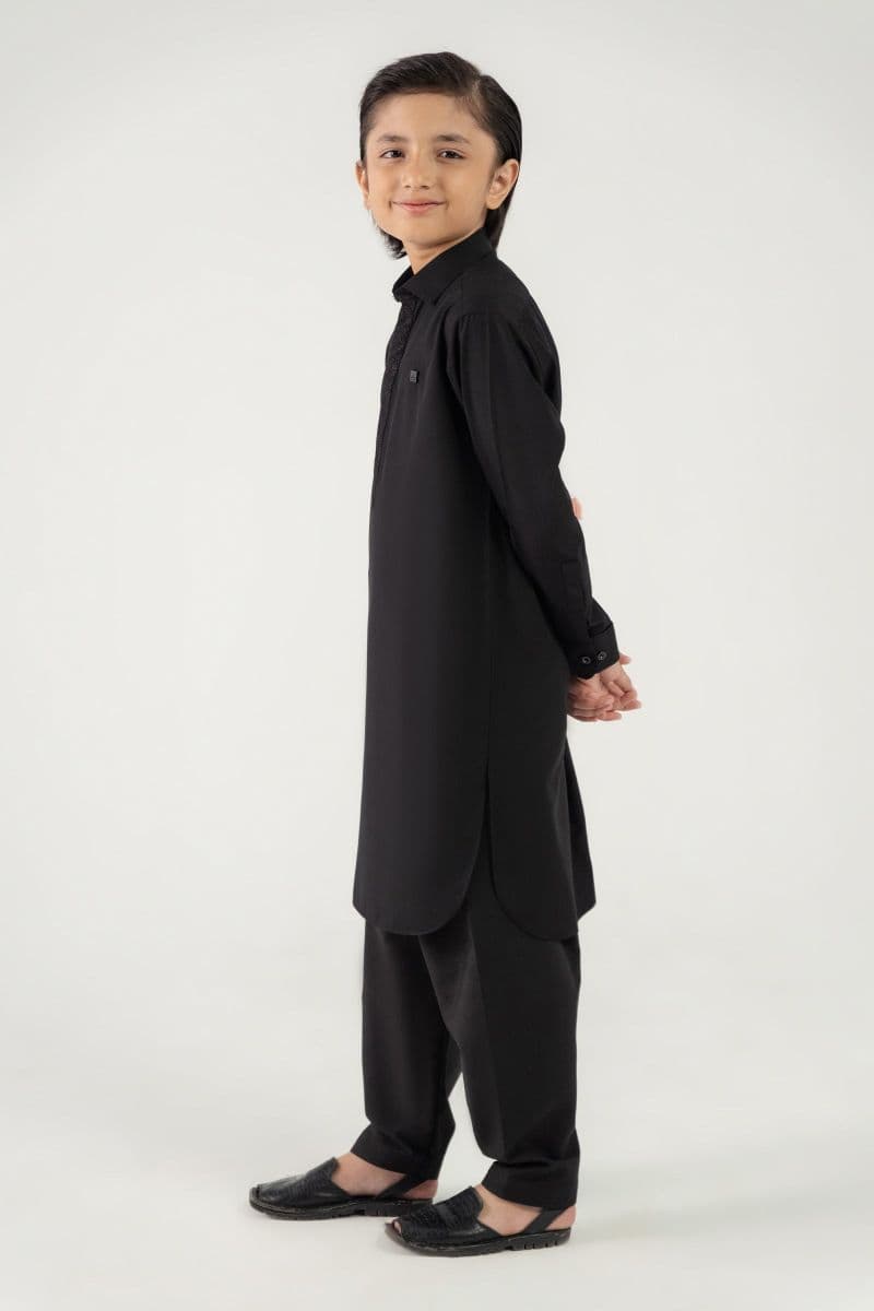 2 Piece Embroidered Blended Suit thumbnail