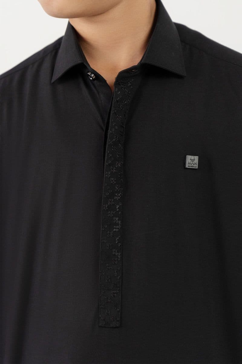 2 Piece Embroidered Blended Suit thumbnail