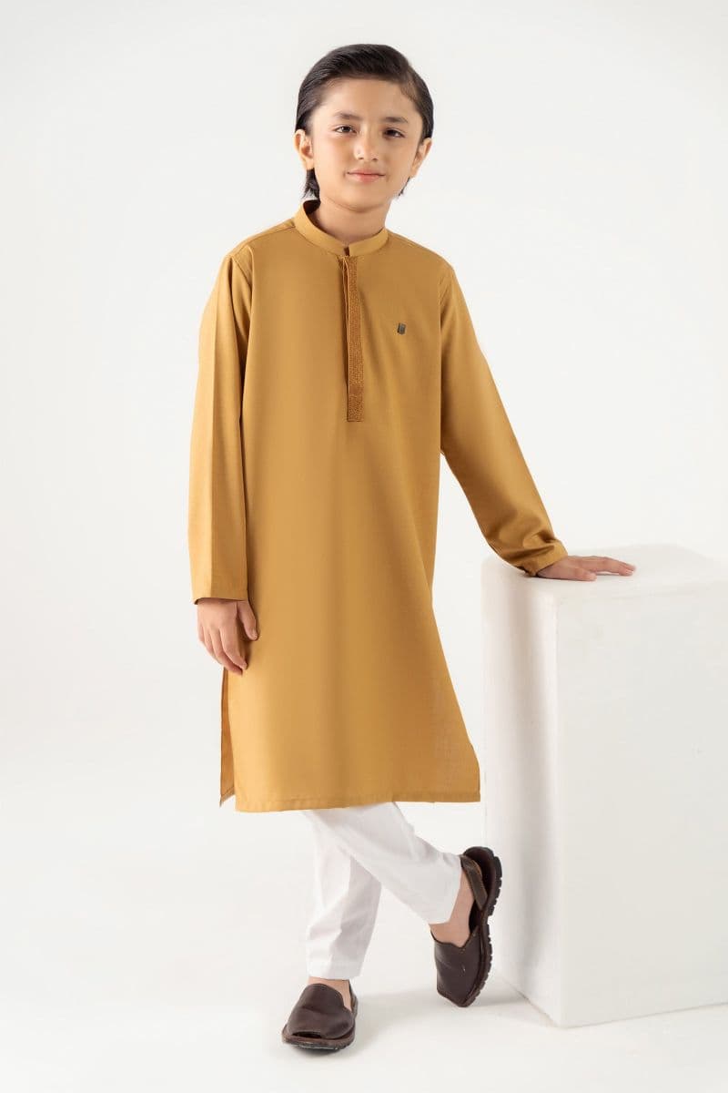 Embroidered Blended Kurta thumbnail