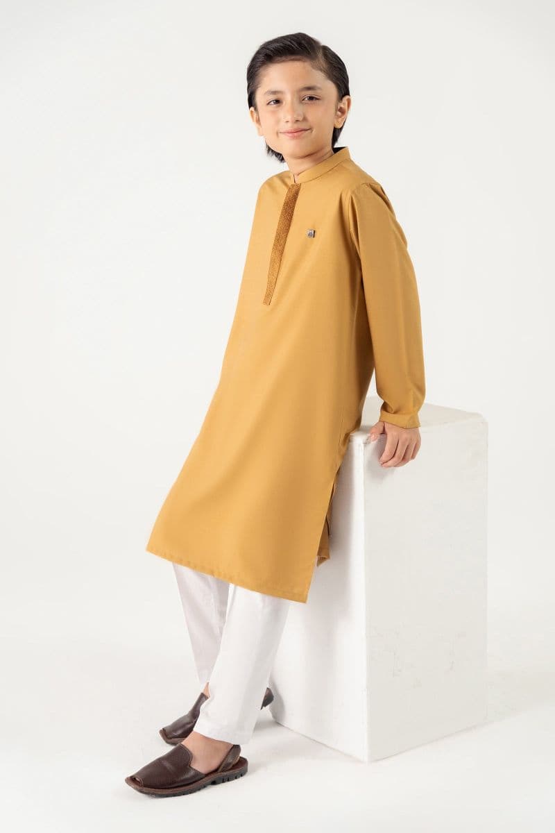 Embroidered Blended Kurta thumbnail