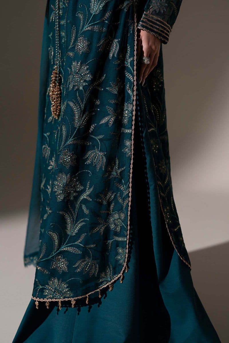 Embroidered Chiffon Fabric (2Pcs) thumbnail