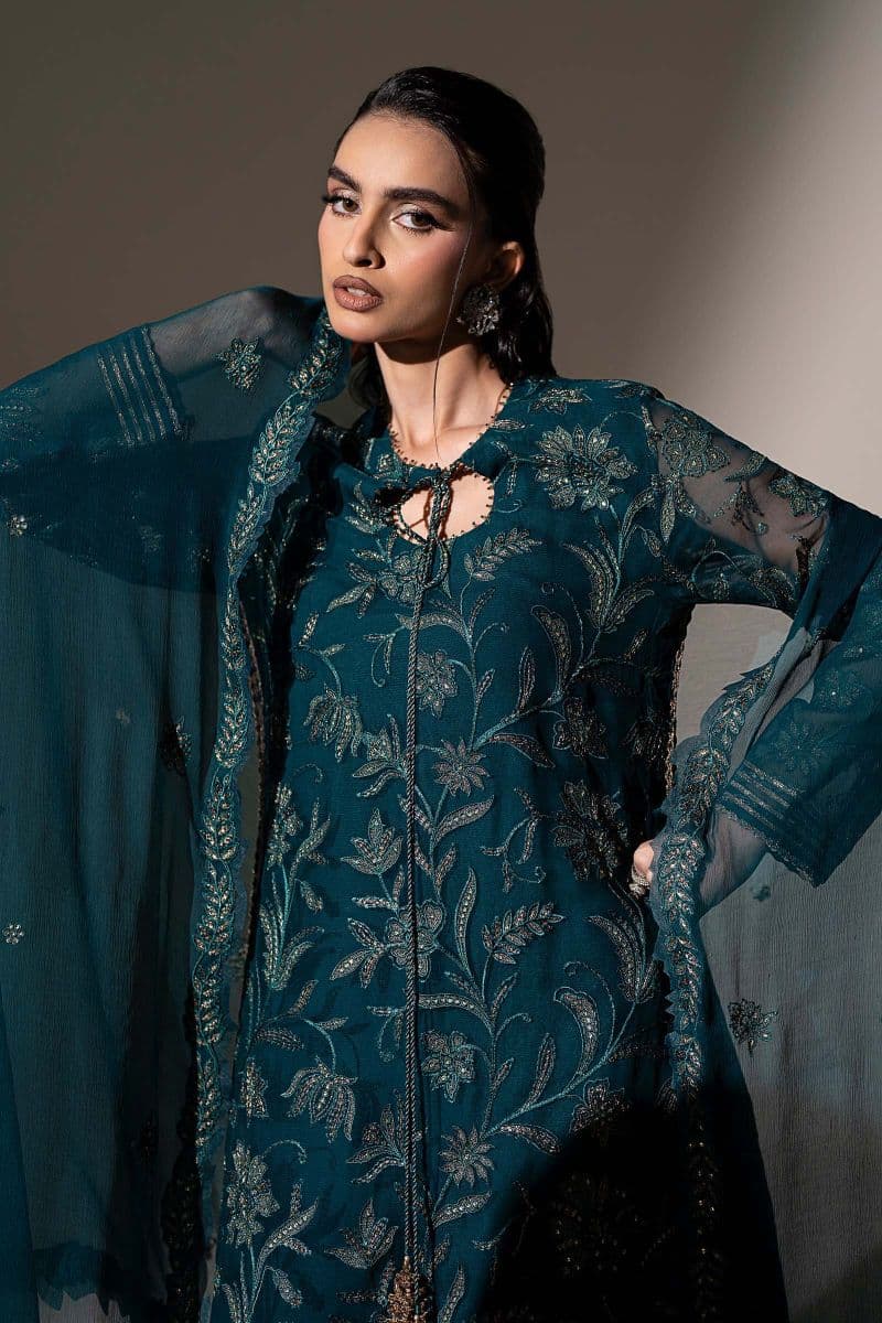Embroidered Chiffon Fabric (2Pcs) thumbnail
