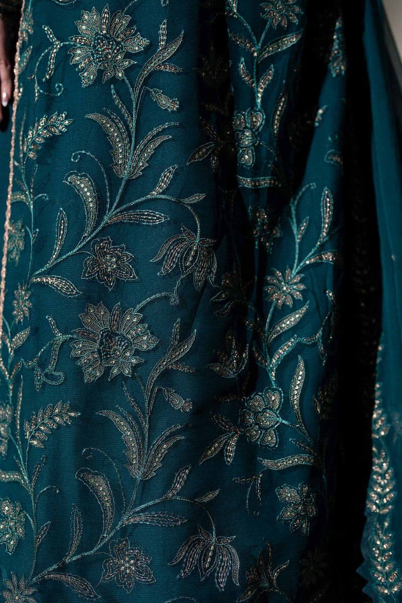 Embroidered Chiffon Fabric (2Pcs) thumbnail