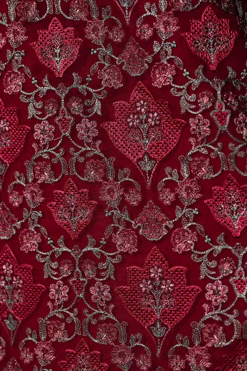 Embroidered Chiffon Fabric (3Pcs) thumbnail