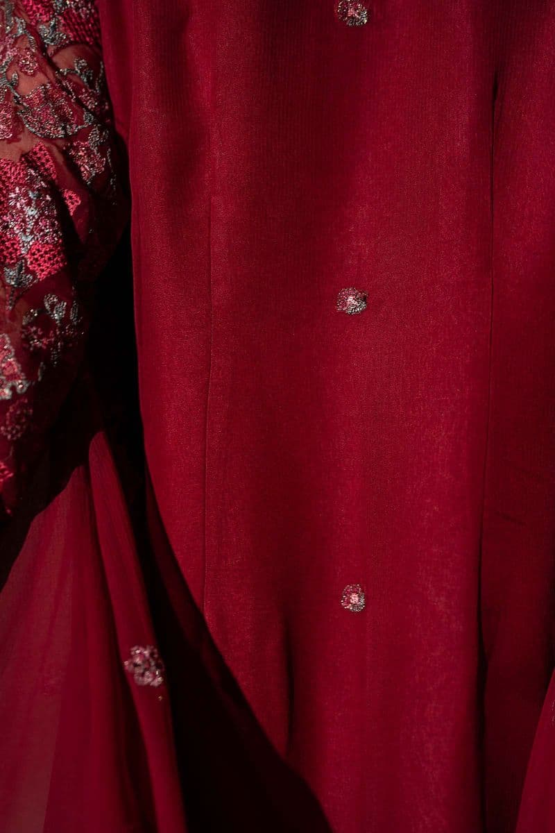 Embroidered Chiffon Fabric (3Pcs) thumbnail