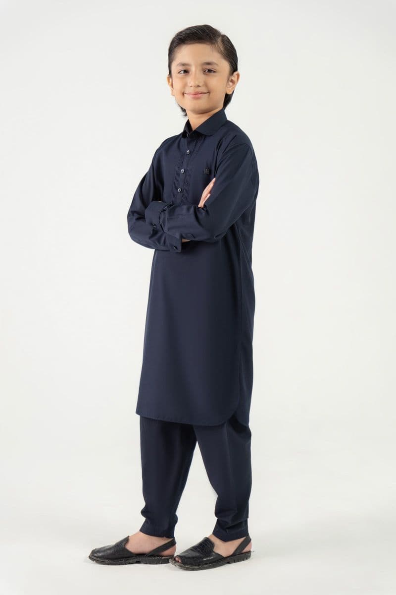 2 Piece Embroidered Blended Suit thumbnail