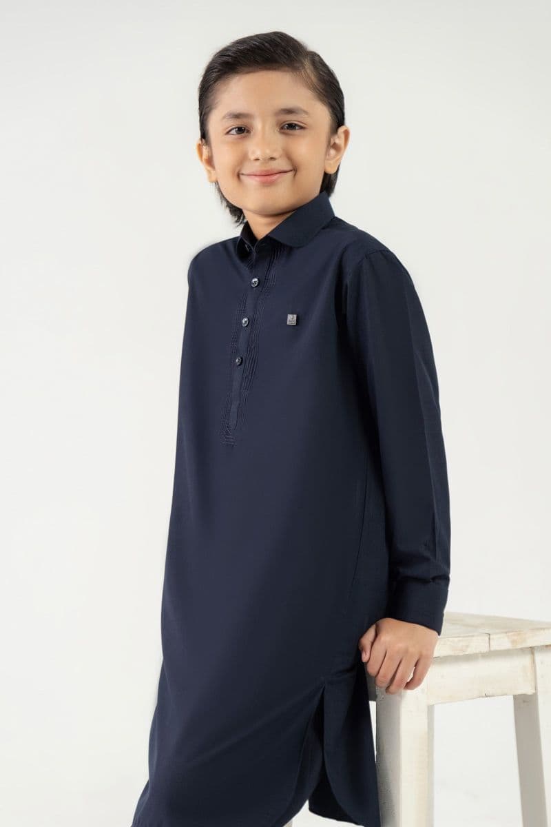 2 Piece Embroidered Blended Suit thumbnail