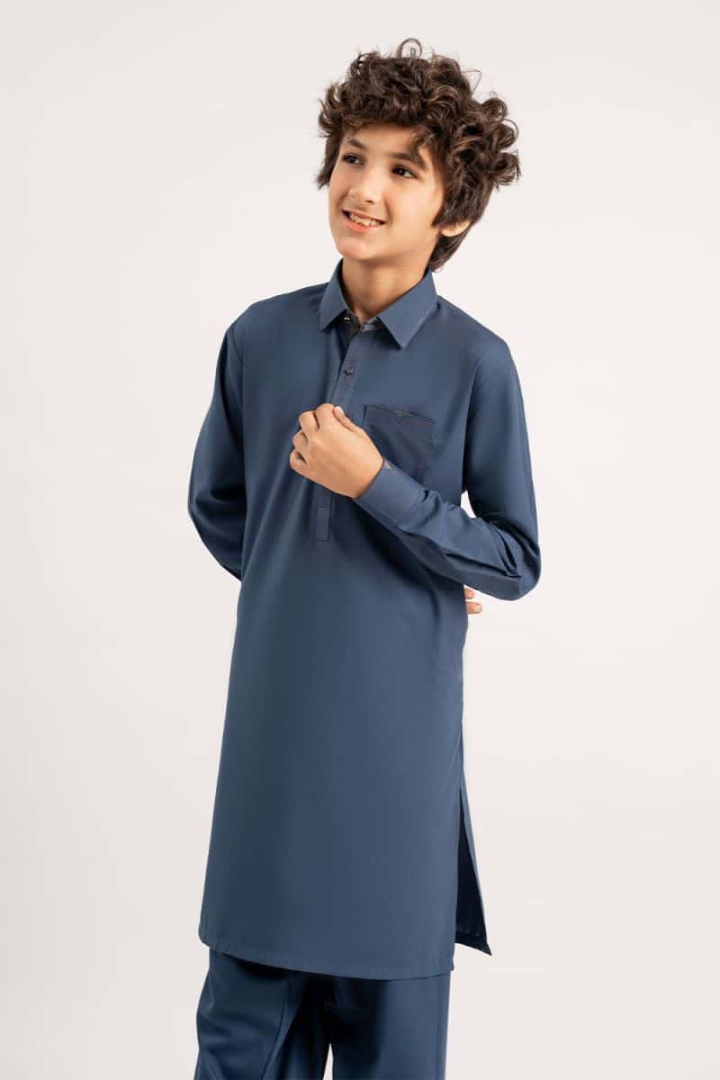 Boys Cotton Kameez Shalwar - alternate view
