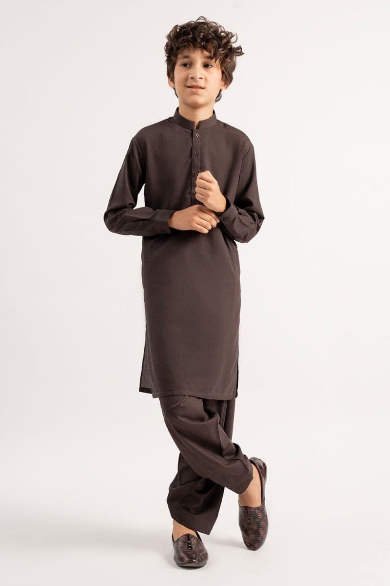 Wash & Wear Suit - DARK BROWN thumbnail