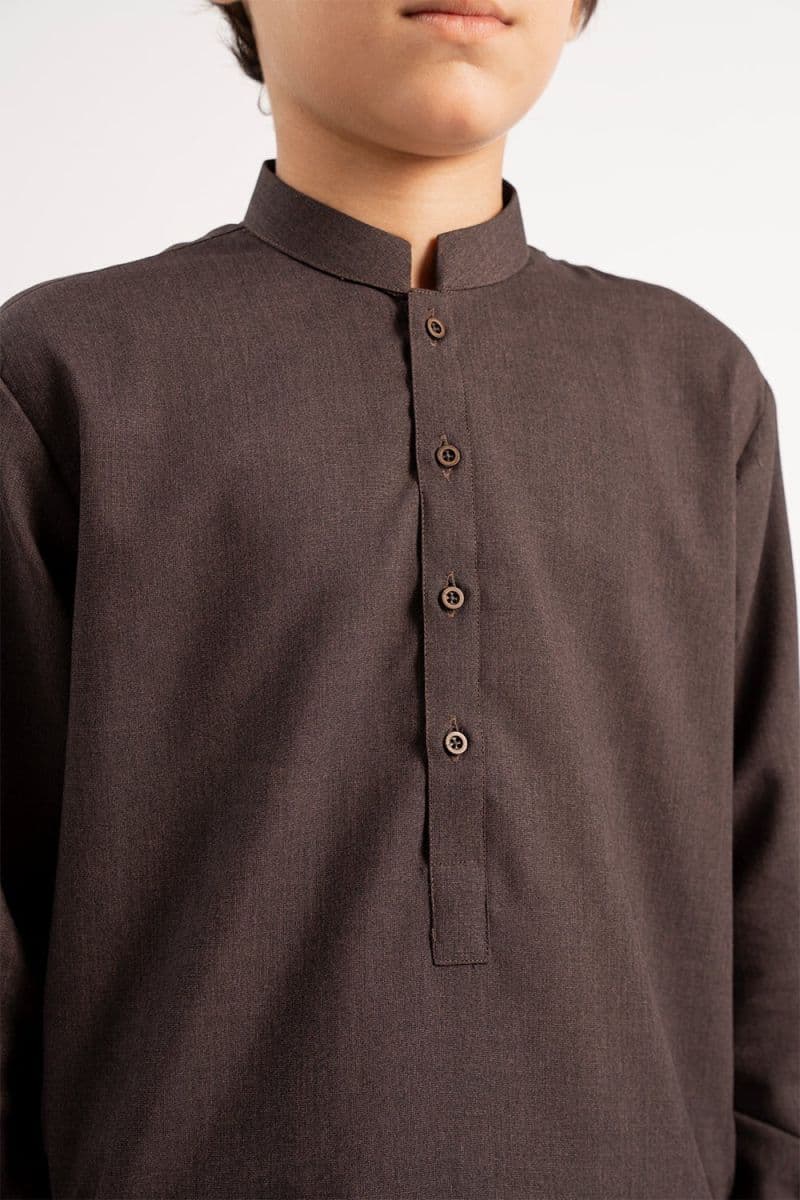 Wash & Wear Suit - DARK BROWN thumbnail