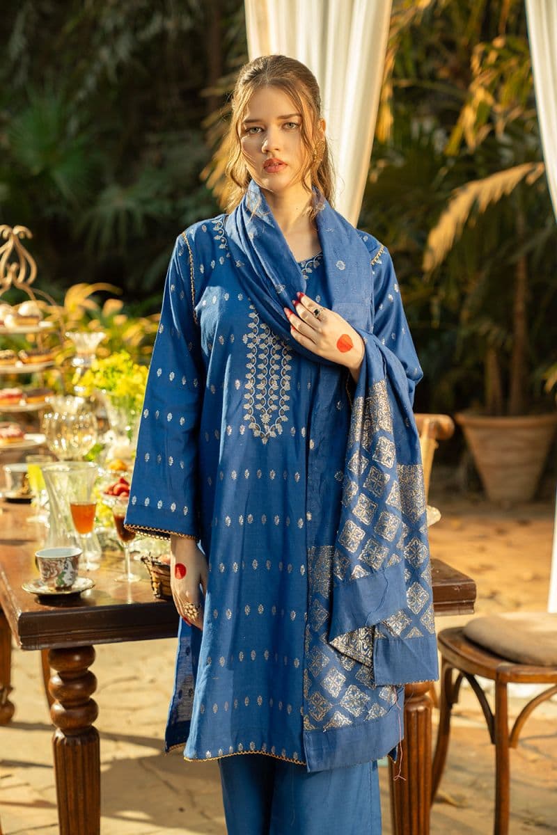 3 Piece - Embroidered Jacquard Suit thumbnail