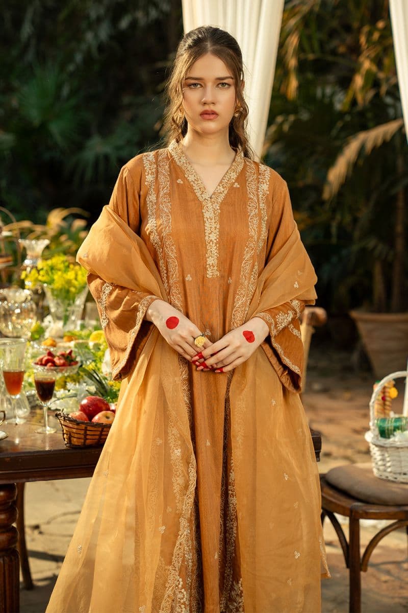3 Piece - Embroidered Raw Silk Suit thumbnail