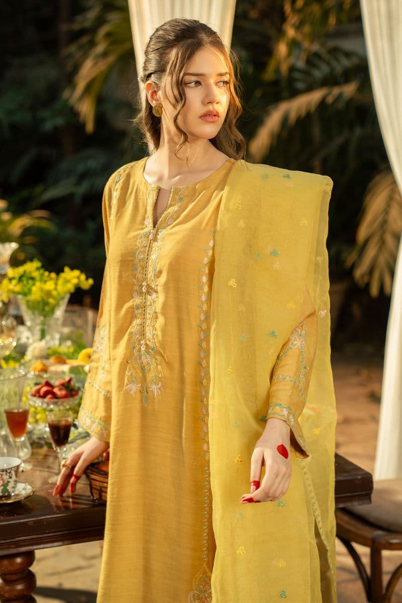 3 Piece - Embroidered Raw Silk Suit thumbnail