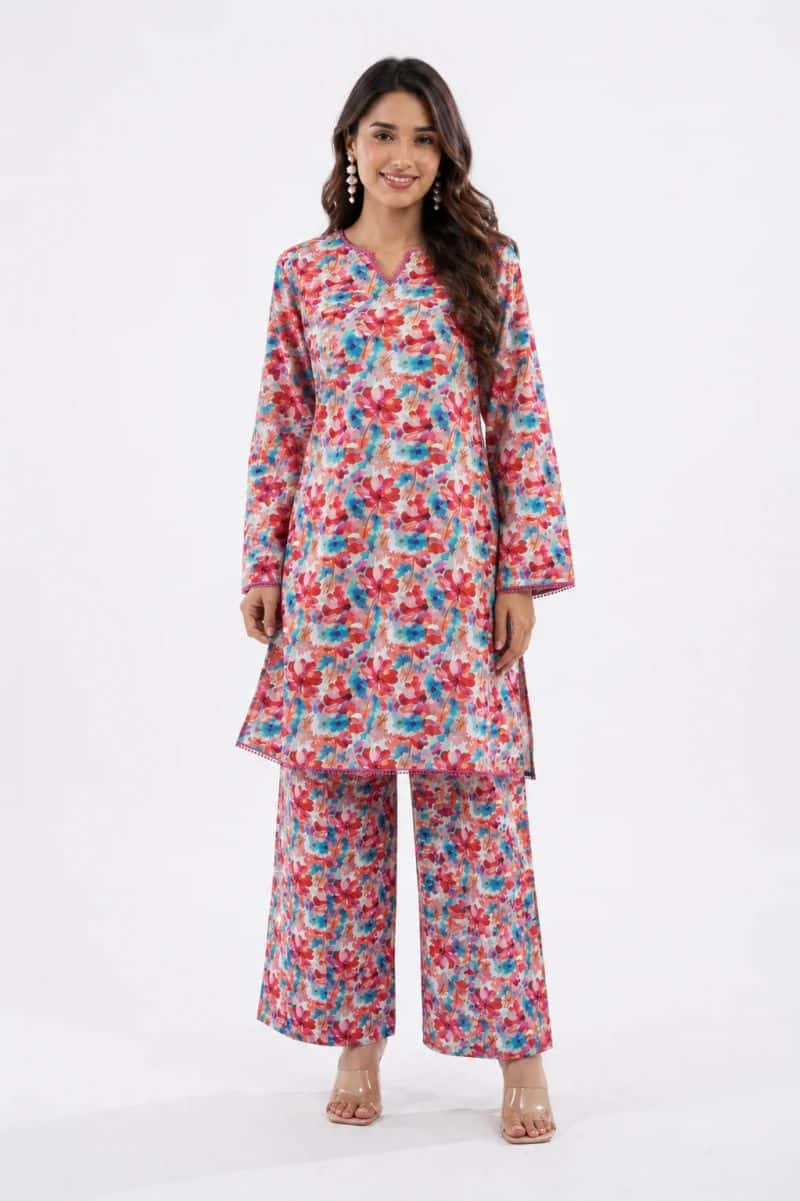 2 Piece - Printed Lawn Suit