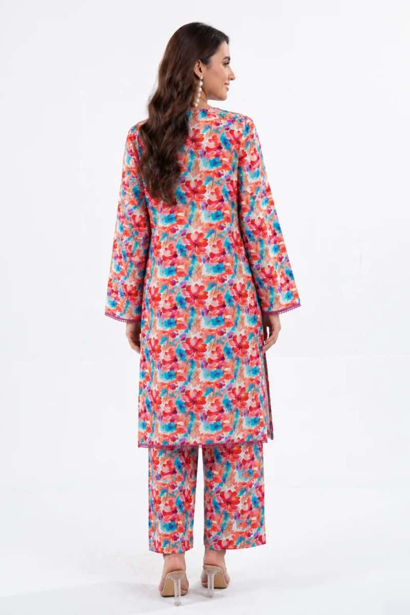 2 Piece - Printed Lawn Suit - alternate view