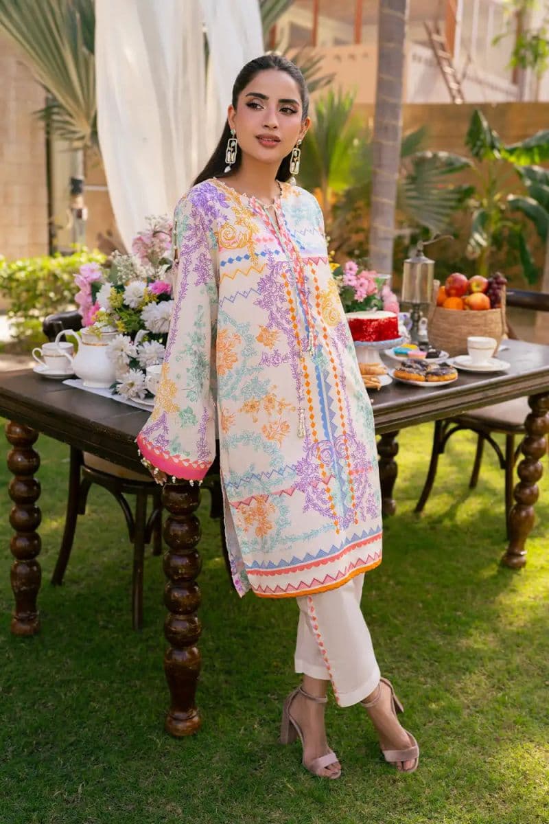 2 Piece - Printed Arabic Lawn Suit thumbnail
