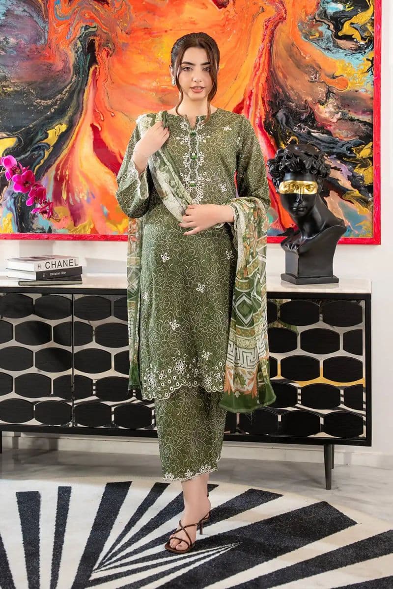 3 Piece - Embroidered Lawn Suit thumbnail