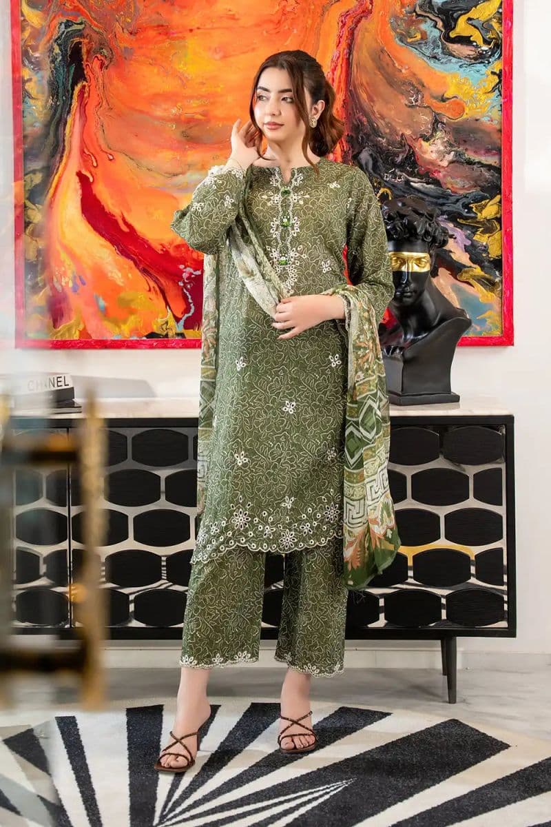 3 Piece - Embroidered Lawn Suit thumbnail
