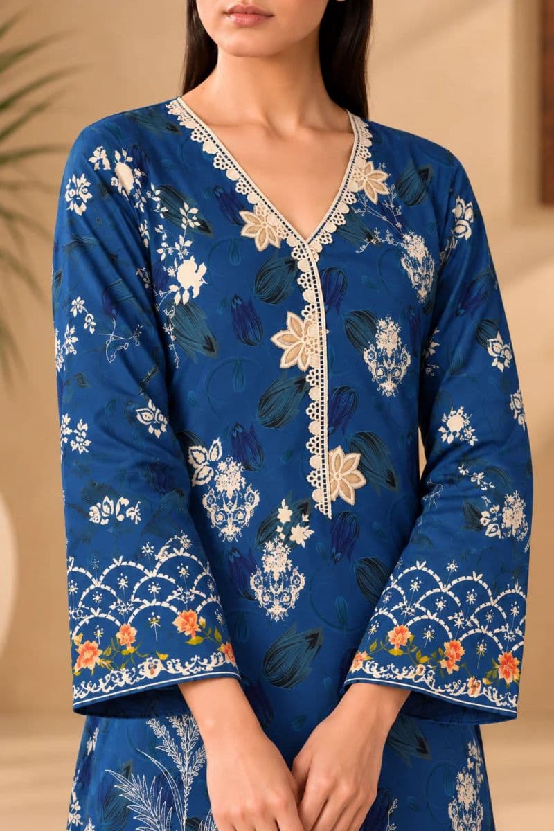 2-PIECE - PRINTED ARABIC LAWN SUIT thumbnail