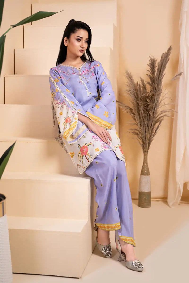 2 Piece - Printed Arabic Lawn Suit thumbnail
