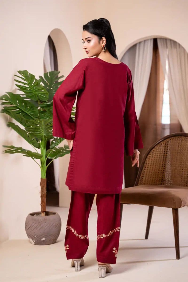 2-PIECE - EMBROIDERED CAMBRIC SUIT thumbnail