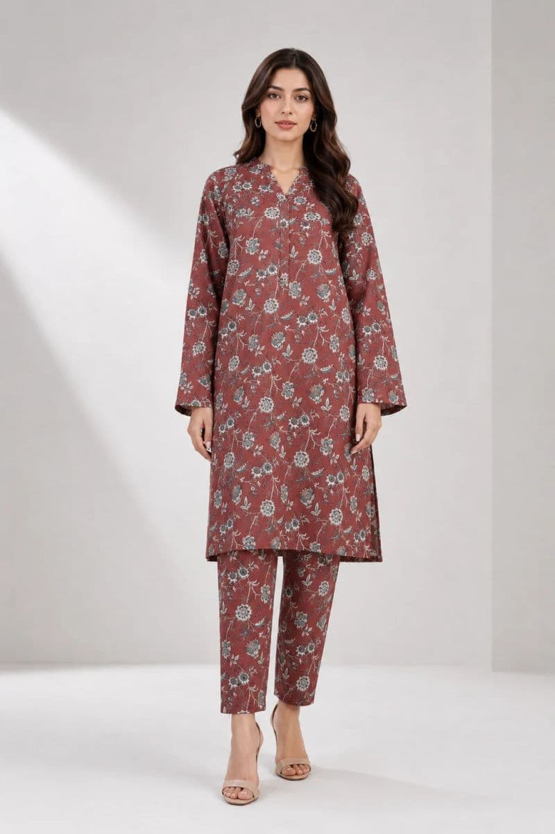 2-PIECE PRINTED CAMBRIC SUIT thumbnail