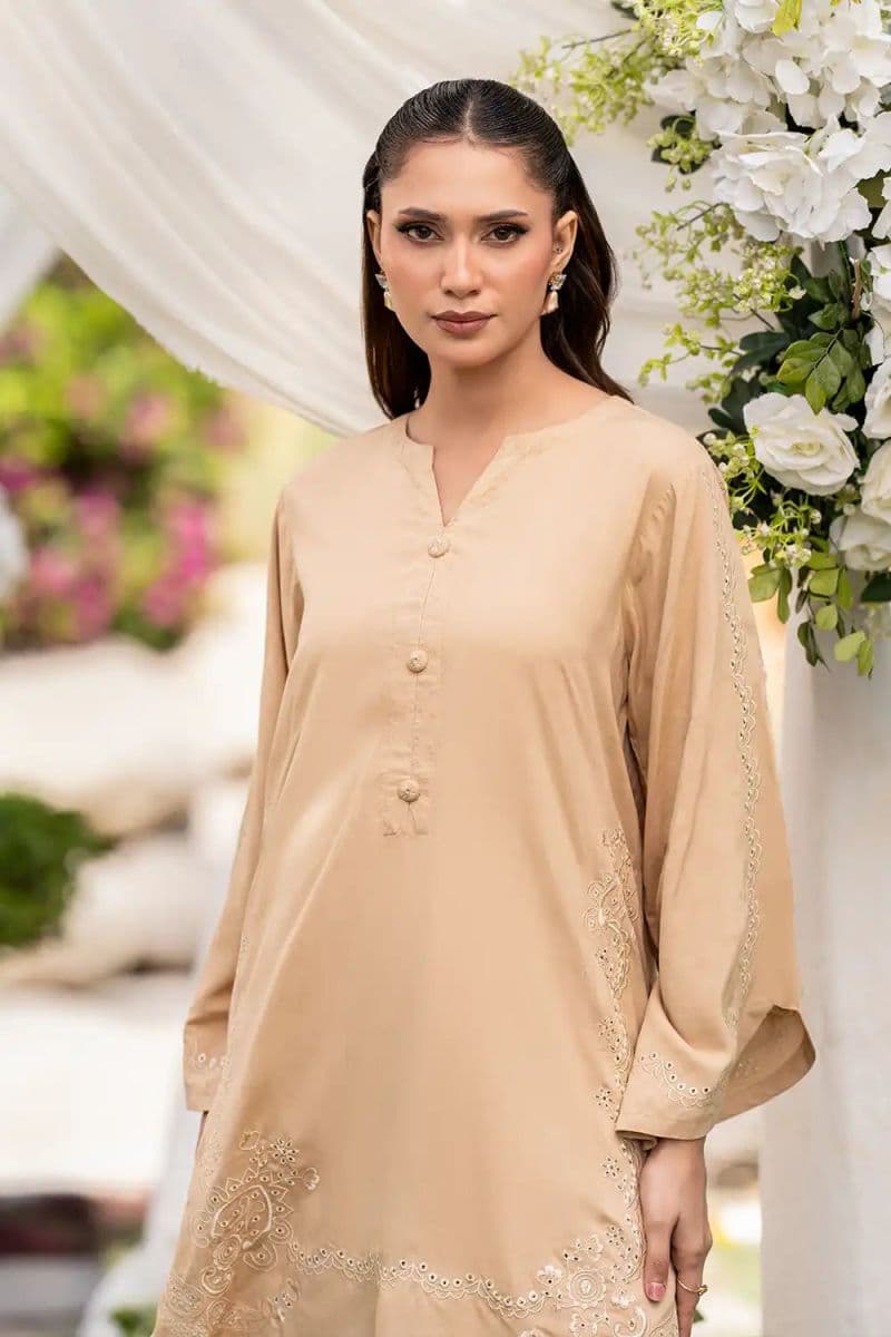 2 Piece - Embroidered Linen Suit thumbnail