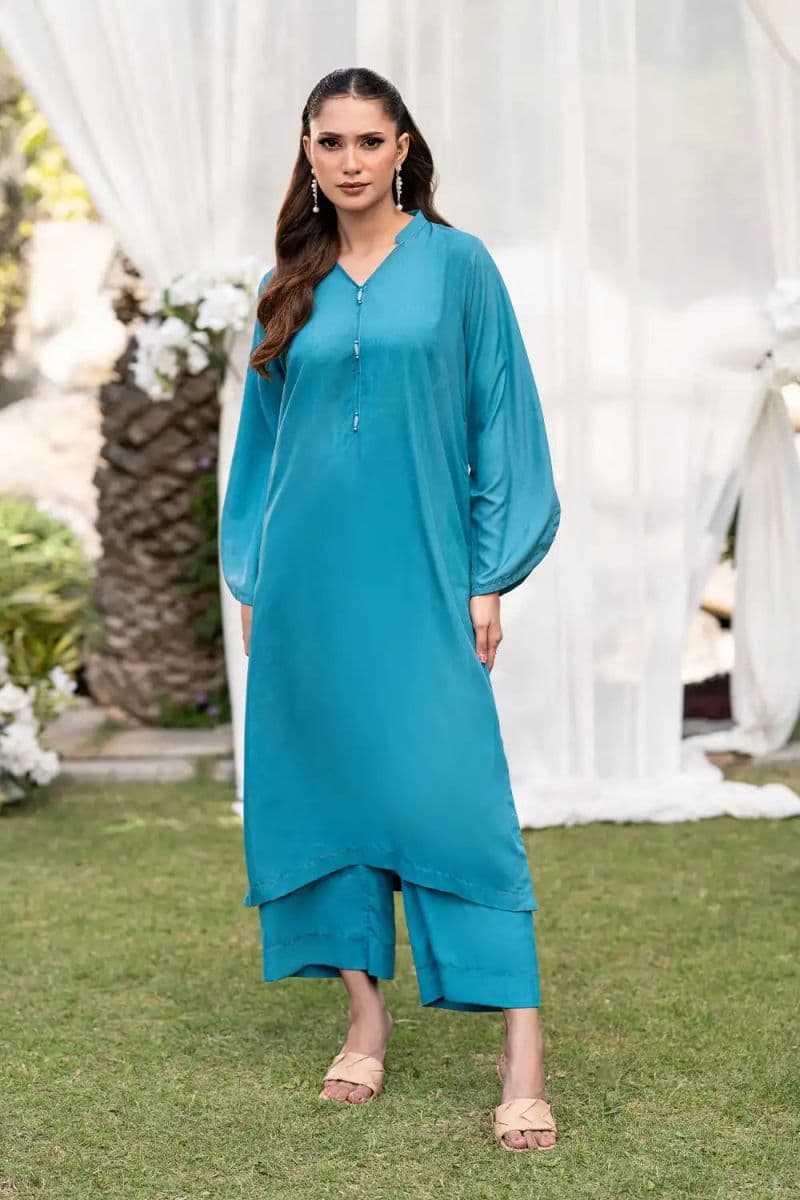 2 Piece - Dyed Silk Suit thumbnail