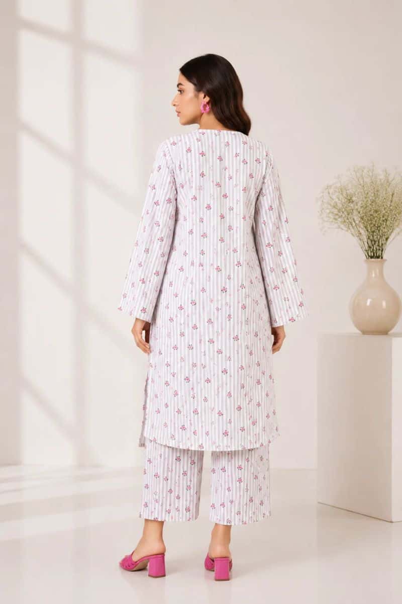 2 Piece - Printed Lawn Suit - alternate view
