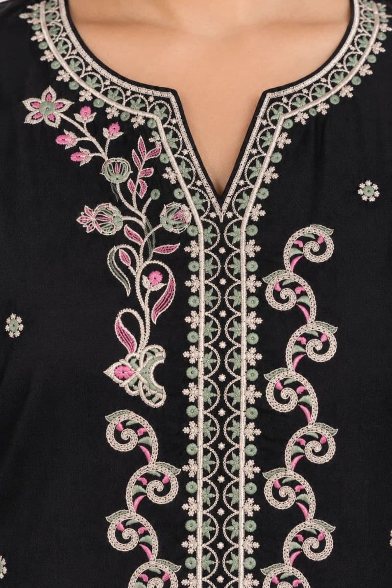 3 PIECE - EMBROIDERED CAMBRIC SUIT thumbnail