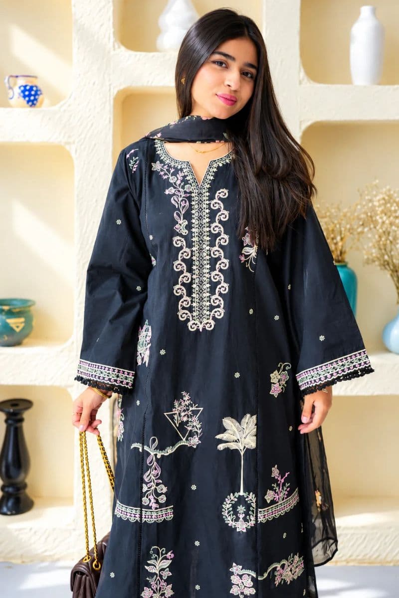 3 PIECE - EMBROIDERED CAMBRIC SUIT thumbnail