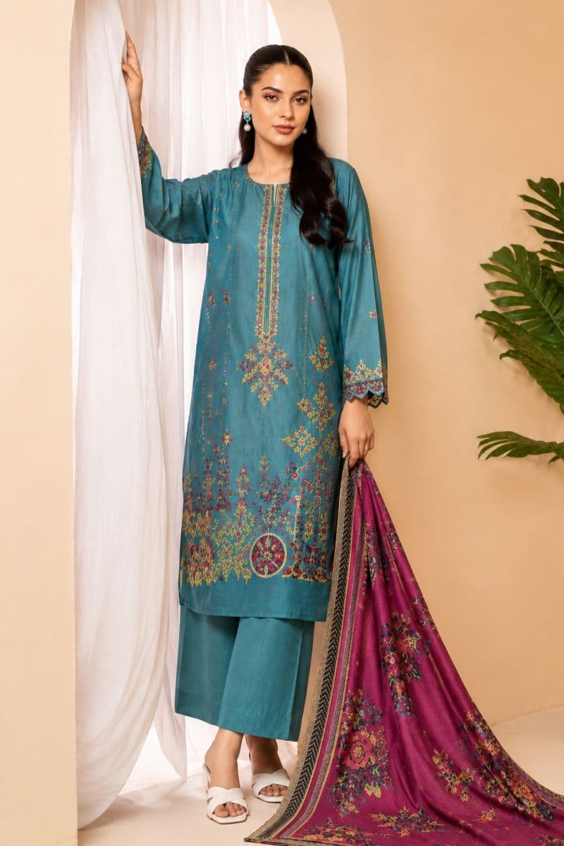 3 PIECE - EMBROIDERED CAMBRIC SUIT thumbnail