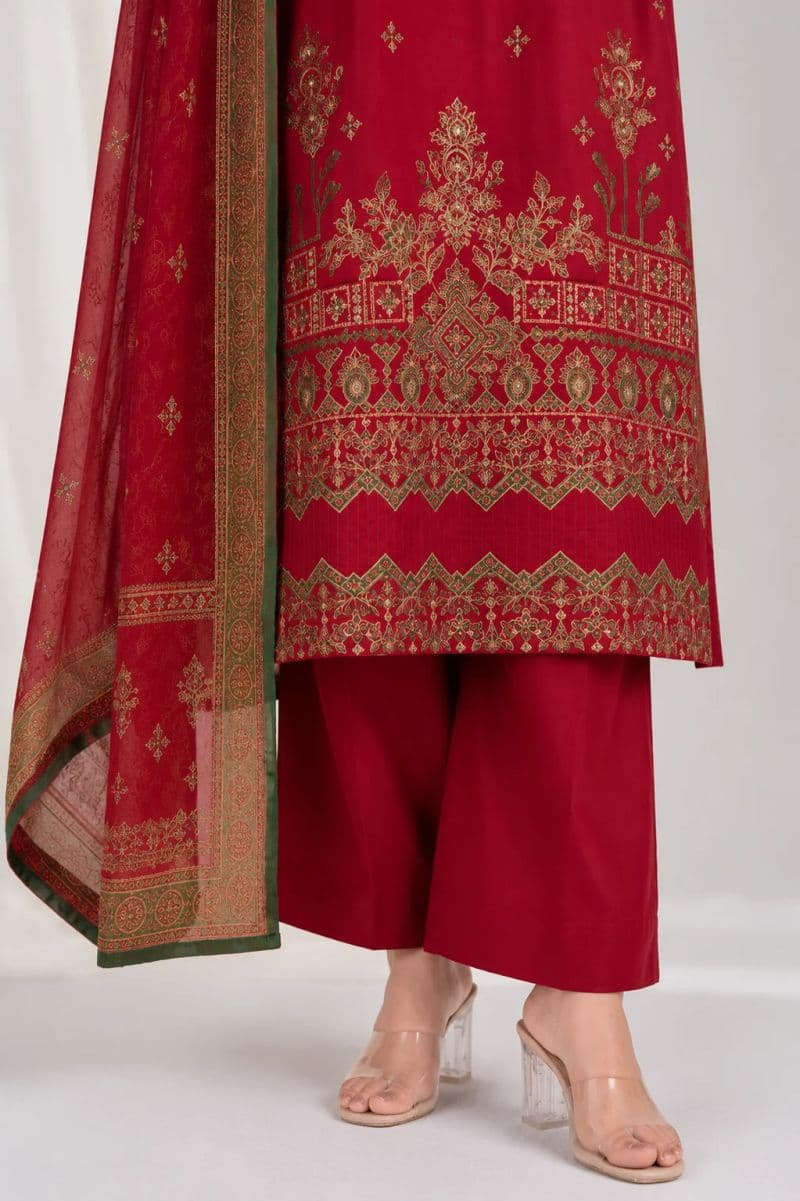 3 Piece - Embroidered Cambric Suit thumbnail