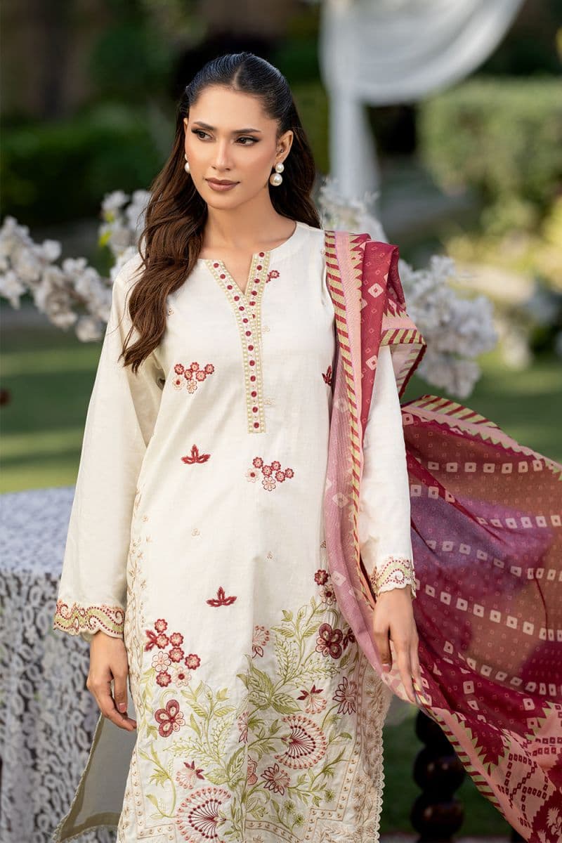 3 Piece - Embroidered Cambric Suit thumbnail