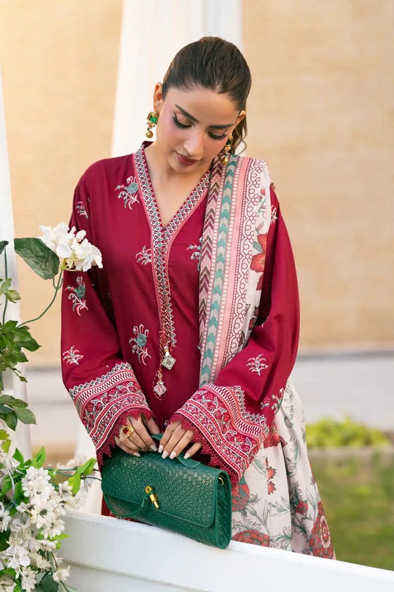 3 Piece - Embroidered Cambric Suit thumbnail