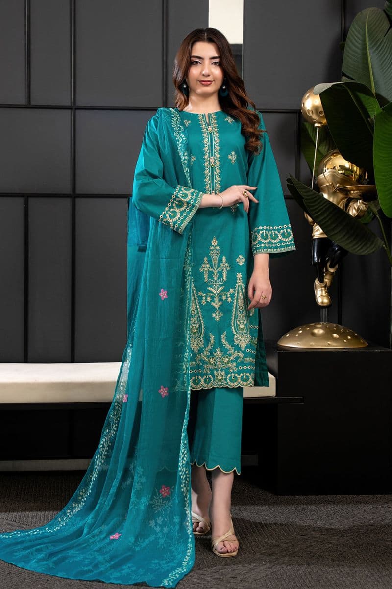 3 Piece - Embroidered Lawn Suit thumbnail
