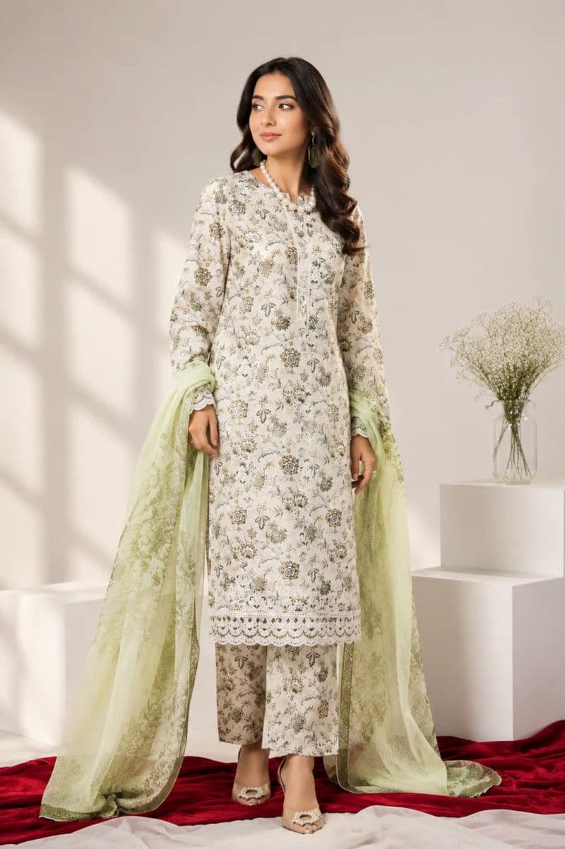 3 Piece - Embroidered Lawn Suit thumbnail
