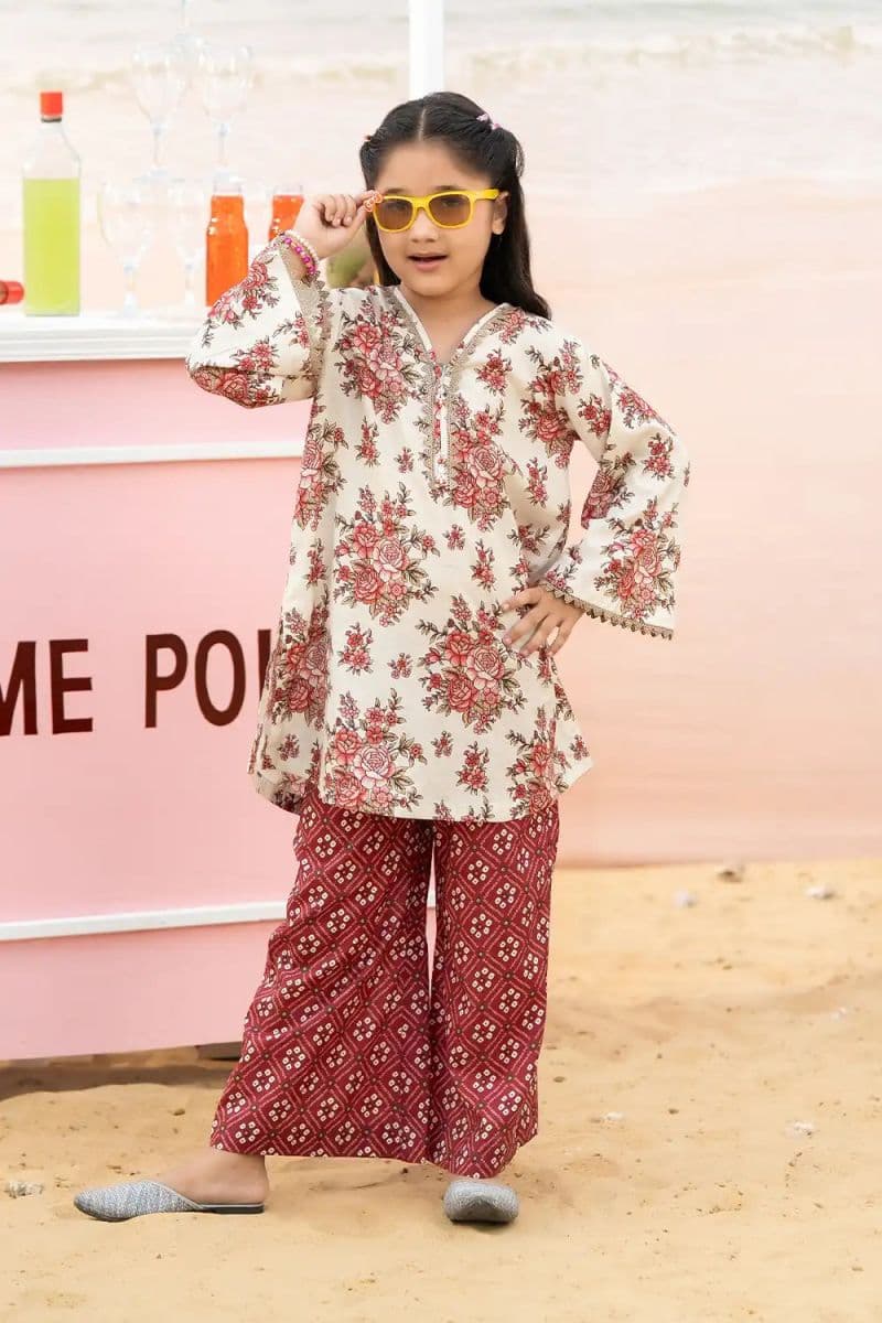 2 Piece - Printed Cambric Suit thumbnail