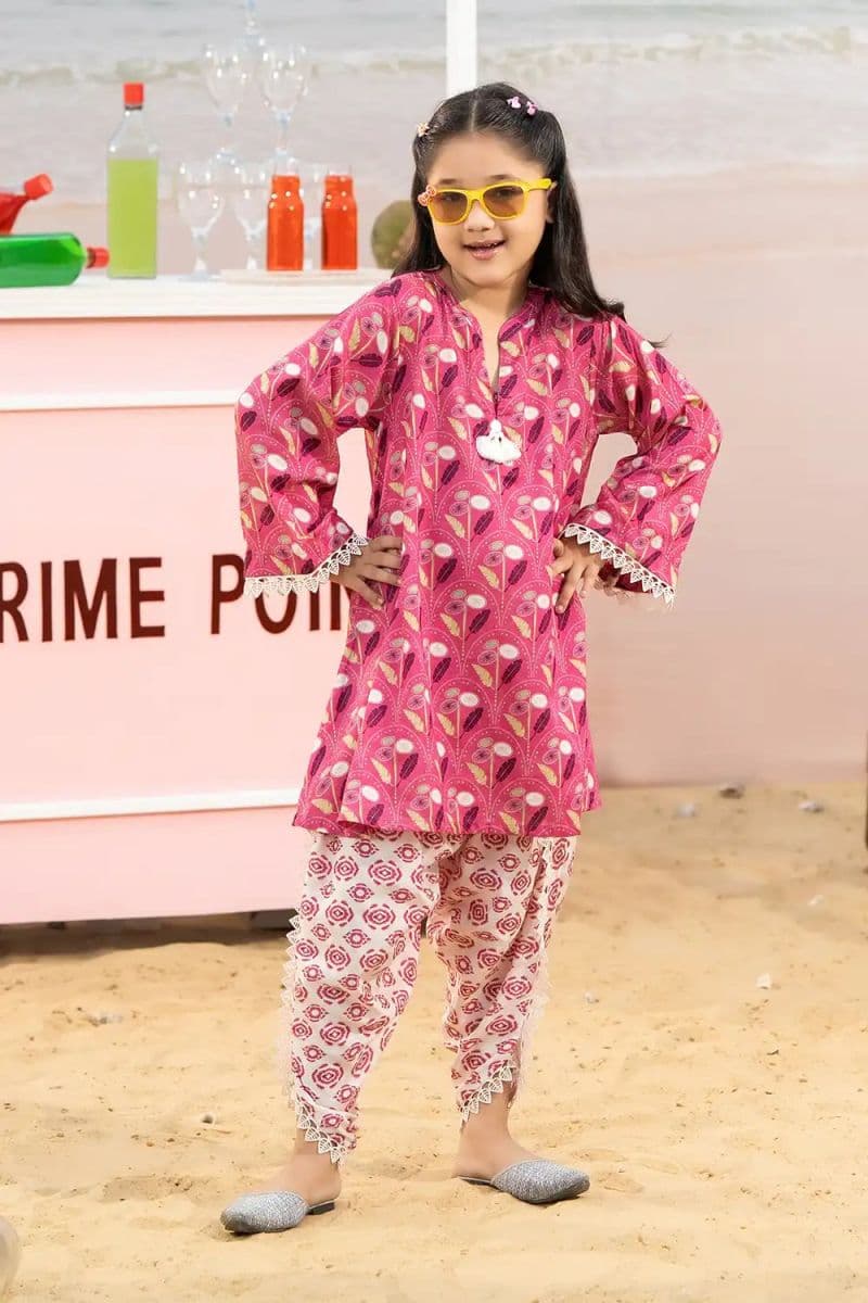 2 Piece - Printed Cambric Suit thumbnail