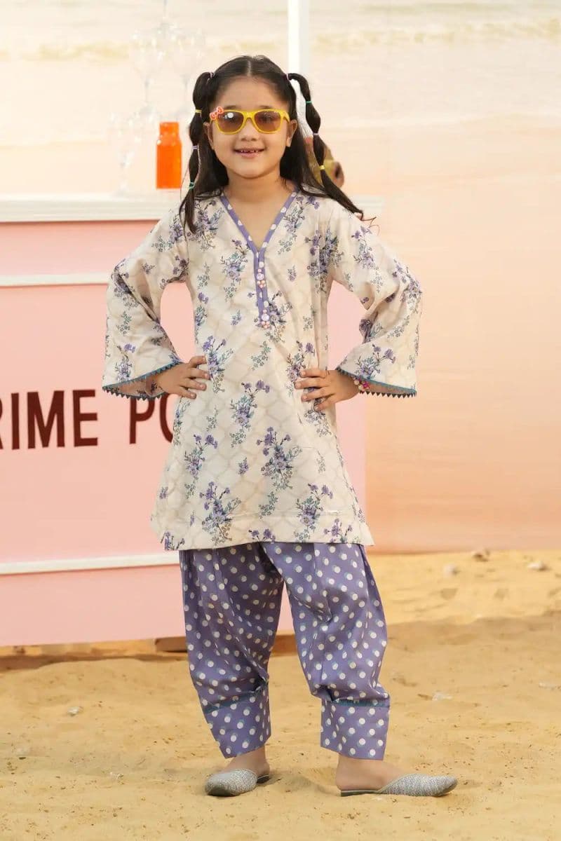 2 Piece - Printed Cambric Suit thumbnail
