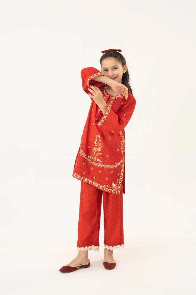 2 Piece - Embroidered Jacquard Suit thumbnail