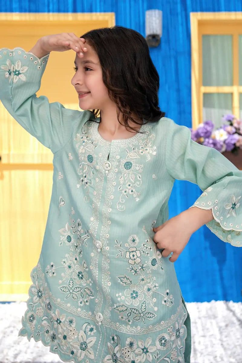 2 Piece - Embroidered Doria Lawn Suit thumbnail