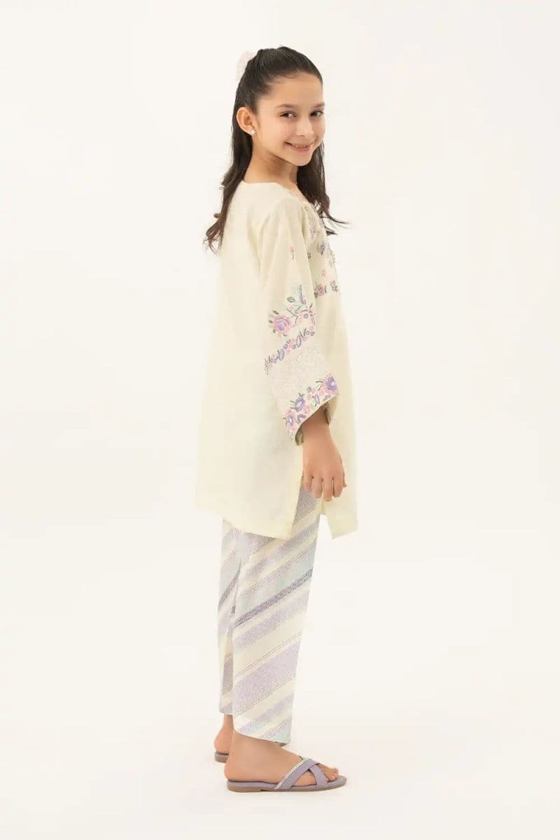 2 Piece - Embroidered Doria Lawn Suit thumbnail